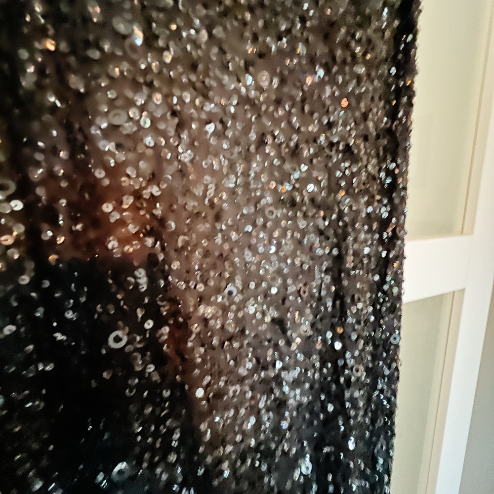Black Sequin Dress - Picture 3 of 5
